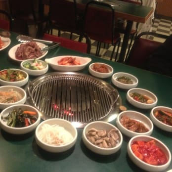 Mama's House - House Special BBQ with a variety of kimchi appetizers - Korean Near Me - Indianapolis, Indiana