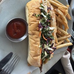 Korean Cheesesteak Sandwich