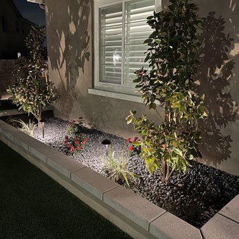 Landscape Pro Services - Lighting in the front - Landscaping Near Me