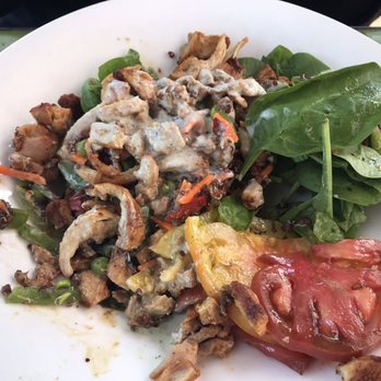 Robins Restaurant - Chicken Tandoori salad - New American Near Me - Cambria, California Robins Restaurant - Chicken Tandoori salad - New American Near Me - Cambria, California