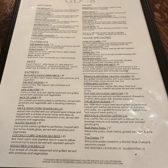 Green Door On 8th - Menu - New American Near Me - Dade City, Florida