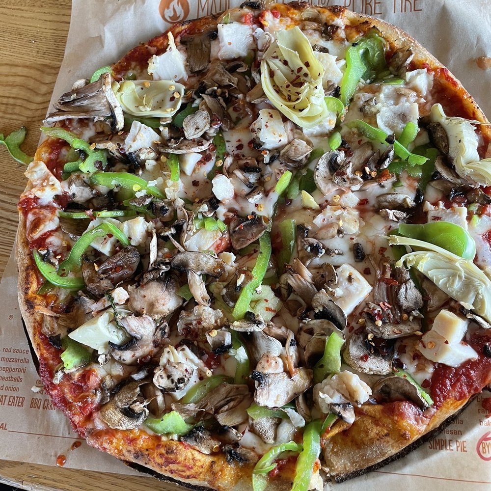 Blaze Pizza - My Build Your Own Pizza (11-inch) - Salad Near Me - Cerritos, California Blaze Pizza - My Build Your Own Pizza (11-inch) - Salad Near Me - Cerritos, California