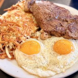 Cindy's Restaurant - Steak, eggs, and hash browns