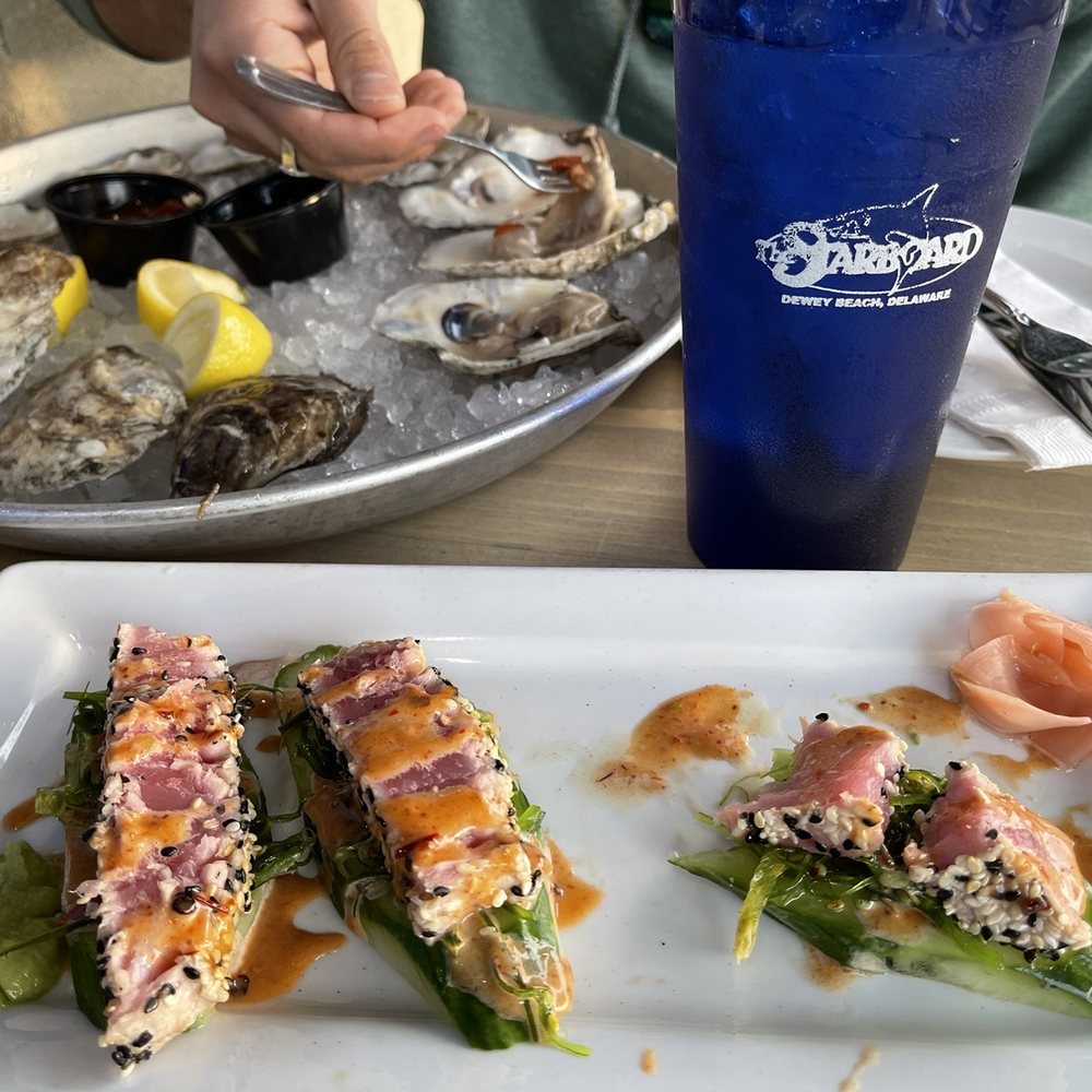 Starboard Raw - Seared tuna and raw oysters Happy Hour! - American Near Me - Dewey Beach, Delaware Starboard Raw - Seared tuna and raw oysters Happy Hour! - American Near Me - Dewey Beach, Delaware