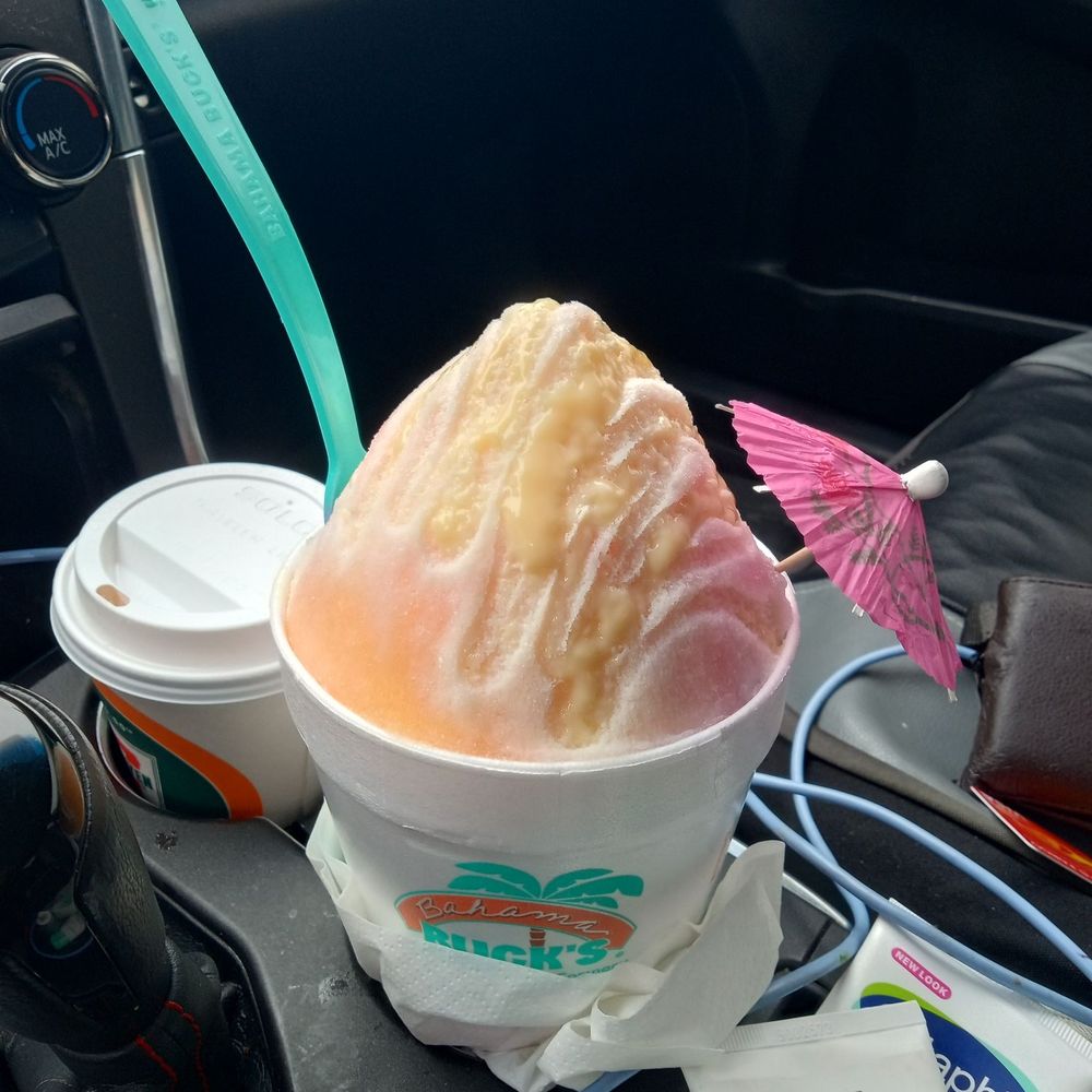 Blue and pink cotton candy and dreamsicle and condensed milk Blue and pink cotton candy and dreamsicle and condensed milk