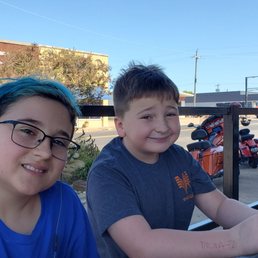 Lunch stop for these 2 wild and crazy guys road trip weekend. Lunch stop for these 2 wild and crazy guys road trip weekend.