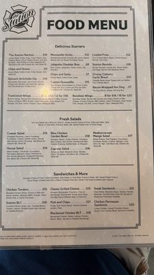 Menu photo 2 The Station Bar Herriman, UT Menu photo 2 The Station Bar Herriman, UT