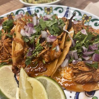 Daddy's Tacos NV - Taco plate with shredded chicken. - Food Trucks Near Me - Reno, Nevada Daddy's Tacos NV - Taco plate with shredded chicken. - Food Trucks Near Me - Reno, Nevada
