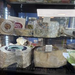 Small cheese case next to register