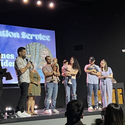 FaithPointe - Child dedication at FaithPointe Church- celebrating families and committing to raise children in God's love