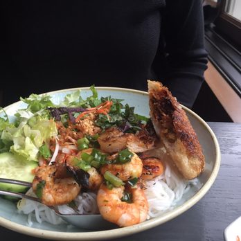Monsoon Seattle - grilled shrimp vermicelli bowl - Vietnamese Near Me - Seattle, Washington