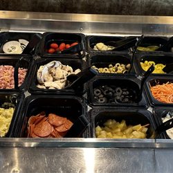 Love the salad bar.  Always fresh!