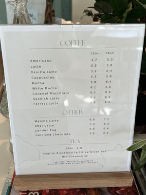 Menu photo 4 Cafe For Rest Burnaby, BC Menu photo 4 Cafe For Rest Burnaby, BC