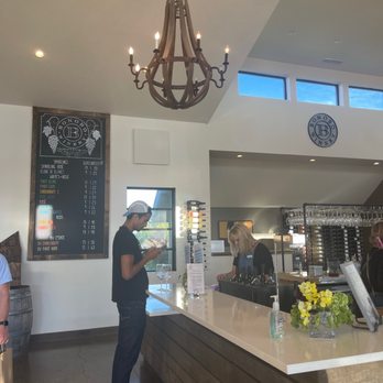 Bonobo Winery - Inside the building / view of the ordering counter @ Bonobo Winery - Wineries Near Me - Traverse City, Michigan