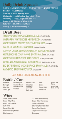 Menu photo 6 The Divide Bar & Grill Billings, MT Menu photo 6 The Divide Bar & Grill Billings, MT