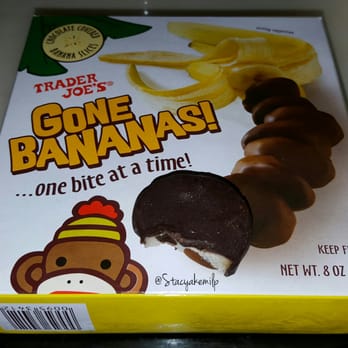 Trader Joe's - One of my favorite things @ TJ's! Chocolate covered Bananas for $1.99. I could eat the whole box up lol - Grocery Near Me - San Jose, California