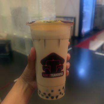 Kim's Tea House - Oolong Milk Tea + boba - Bubble Tea Near Me - Houston, Texas Kim's Tea House - Oolong Milk Tea + boba - Bubble Tea Near Me - Houston, Texas