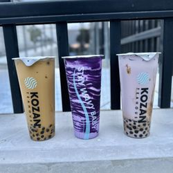 Kozan Tea House - Kozan Milk Tea, Taro Wave, Taro Milk Tea