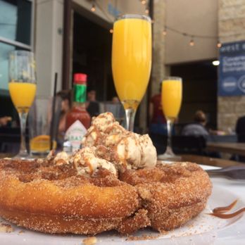 Crave Kitchen and Bar - Churro waffle and $1 mimosas! - New American Near Me - El Paso, Texas Crave Kitchen and Bar - Churro waffle and $1 mimosas! - New American Near Me - El Paso, Texas