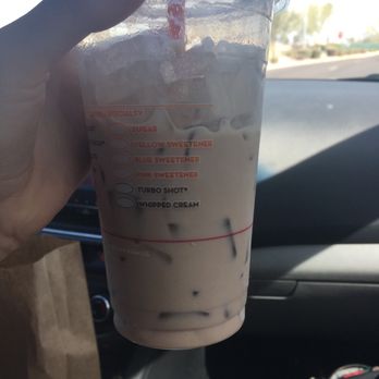 Dunkin' - WAY too much ice.. - Donuts Near Me - Queen Creek, Arizona