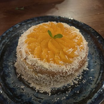 District Eleven - white chocolate thai tea cake - Vietnamese Near Me - Vancouver, British Columbia