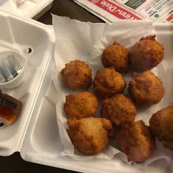 Arcadia Seafood & Grill - Hush puppies fresh and ready to go! - Seafood Near Me - Arcadia, Florida