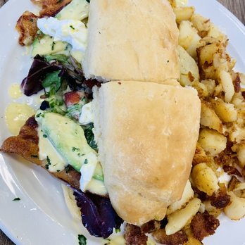J’s Diner - BLT Bene, asked if I could have biscuits subbed instead of English Muffins the owner loved the idea and was more than happy to accommodate! - Diners Near Me - Hagerstown, Maryland