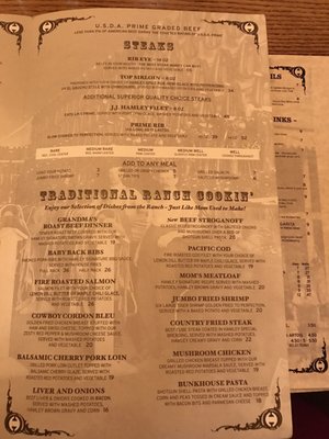 Menu photo 6 Hamley Steakhouse & Saloon Pendleton, OR