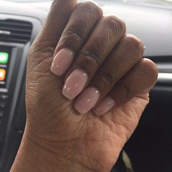 Hollywood Nails and Spa - Acrylic refill with gel nail color. Love my nails! - Nail Salons Near Me - Wilmington, Delaware