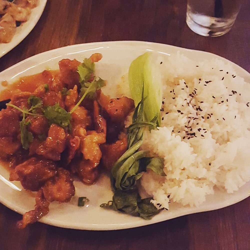 Summer Buffalo - Orange chicken for dinner. - Thai Near Me - Burbank, California Summer Buffalo - Orange chicken for dinner. - Thai Near Me - Burbank, California