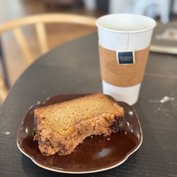 Mercantile and Bean - London Fog Latte and Chai Masala Coffee Cake