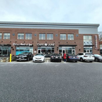 Cafe June - The view from the parking lot of the storefront. - Coffee & Tea Near Me - Ellicott City, Maryland Cafe June - The view from the parking lot of the storefront. - Coffee & Tea Near Me - Ellicott City, Maryland
