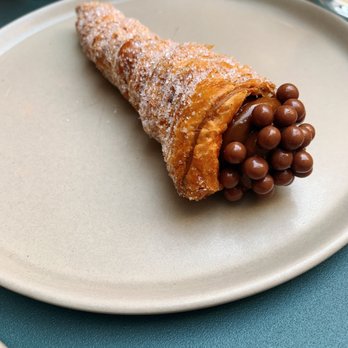 Mercy Me - Cañoncito with dulce de leche and chocolate pearls! Yum! - New American Near Me - Washington, DC, District of Columbia