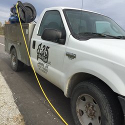 I-35 Auto & Truck - Inflating our temporary tire.