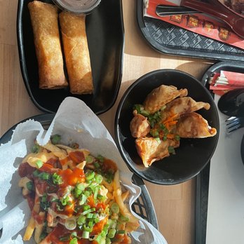 K Pop Ramen - K-style fries,pork mandu(Korean dumplings) pork egg rolls - Ramen Near Me - Dallas, Texas