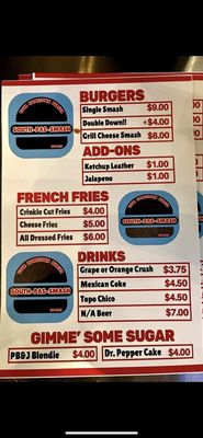 Menu photo 8 South Pas Smash South Pasadena, CA