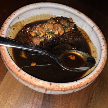Oloroso - Short rib cooked in Red wine sauce reduction ( gross sauce and short rib was dry in middle but tender to cut) - Spanish Near Me - Philadelphia, Pennsylvania Oloroso - Short rib cooked in Red wine sauce reduction ( gross sauce and short rib was dry in middle but tender to cut) - Spanish Near Me - Philadelphia, Pennsylvania