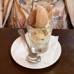 Beso Bistro And Wine Bar - Pistachio and espresso ice creams