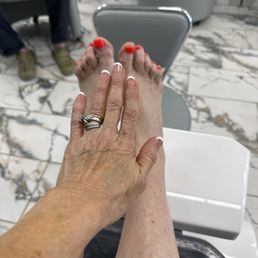 My new nails and pedicure My new nails and pedicure