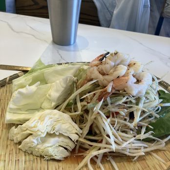 Golden Spoon - Papaya Salad +$1 prawn - Thai Near Me - Manteca, California