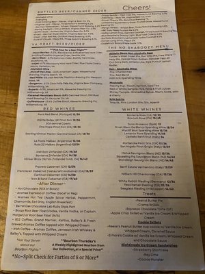 Menu photo 7 The Hound's Tale Williamsburg, VA
