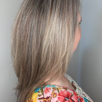 Gem Curls - Dimensional color grey blending! - Hair Salons Near Me - Kennewick, Washington Gem Curls - Dimensional color grey blending! - Hair Salons Near Me - Kennewick, Washington