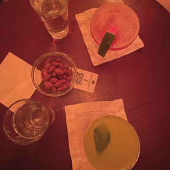 Haberdasher - Basil gimlet, watermelon waltz & garlic almonds - Cocktail Bars Near Me - San Jose, California Haberdasher - Basil gimlet, watermelon waltz & garlic almonds - Cocktail Bars Near Me - San Jose, California