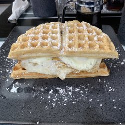 The Brunch Box - Waffle and egg special