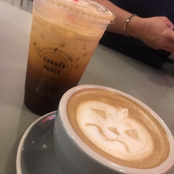 Hooked On Coffee - That's why we keep coming back! Cute coffee on a Thursday night never disappoints. Thank you ladies! - Coffee & Tea Near Me - Whittier, California