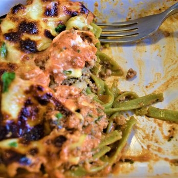 Der Auflauf - Sardischer Auflauf, it's almost like baked spaghetti, excellent with fresh zucchini & tomato! - German Near Me - Würzburg, BY