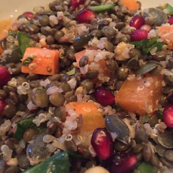 Colbert - Lentil and Superfood (quinoa) salad. Very good - French Near Me - Chelsea, XGL