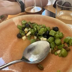 Delicious snap pea salad