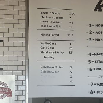 Kansha Creamery - Part of the menu (2025). - Ice Cream & Frozen Yogurt Near Me - Torrance, California Kansha Creamery - Part of the menu (2025). - Ice Cream & Frozen Yogurt Near Me - Torrance, California