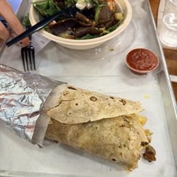 THE WRAP with custom chicken shawarma. THE WRAP with custom chicken shawarma.